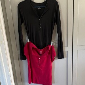 Bundle of 2 MM Lafleur Henley Shirts